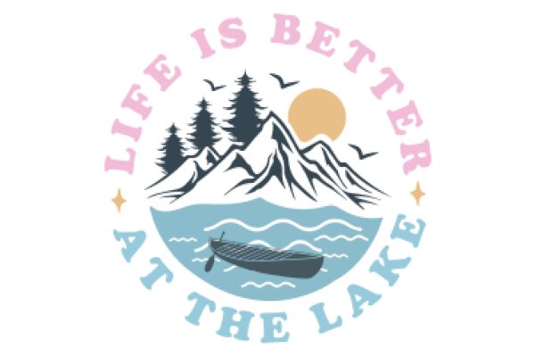 A Nautical Emblem of Life's Better at the Lake