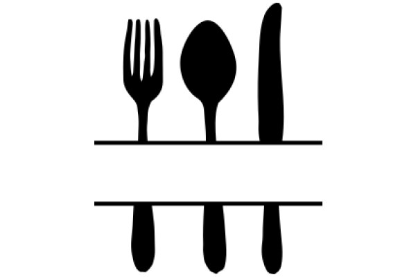 Simplified Icons of Kitchen Utensils