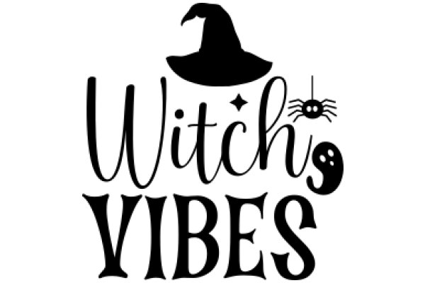 Witchy Vibes: A Playful Halloween-Themed Logo