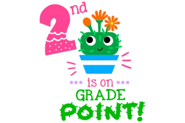 Cute Cartoon: A Playful Promotion for Grade Point 2!