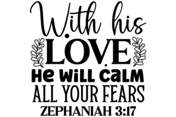 With His Love, He Will Calm All Your Fears: Zechariah 3:17