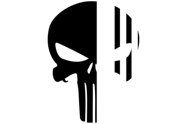 Silhouette of a Skull and Crossbones