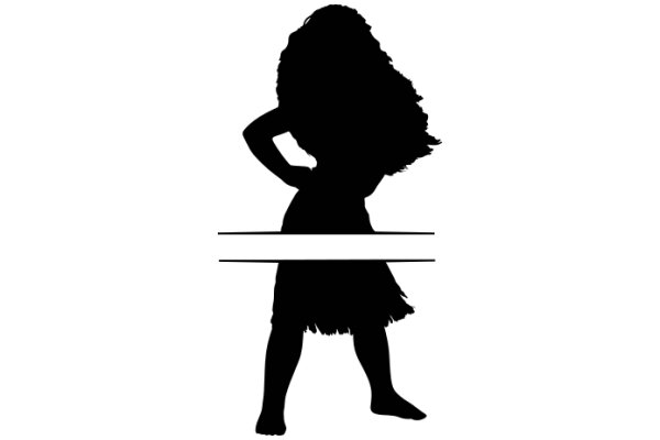 Silhouette of a Hula Dancer