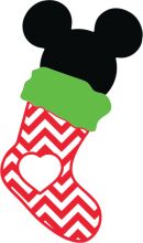 A Festive Mickey Mouse Stocking