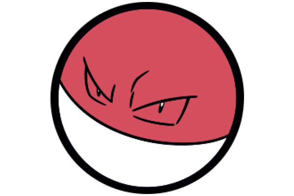 A Red Pokémon Character with Angry Eyes