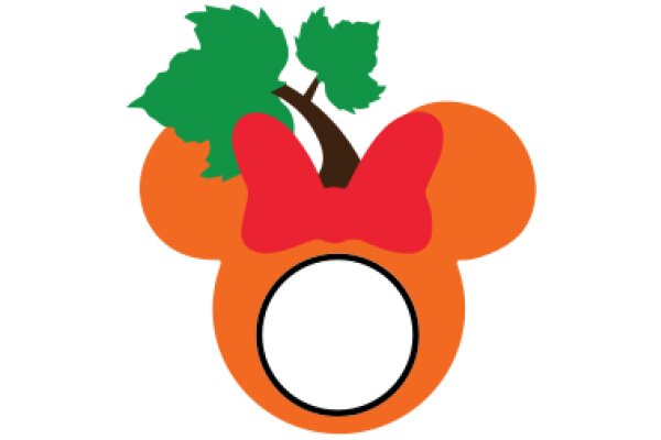 Vibrant Mickey Mouse Ears with a Green Tree Top