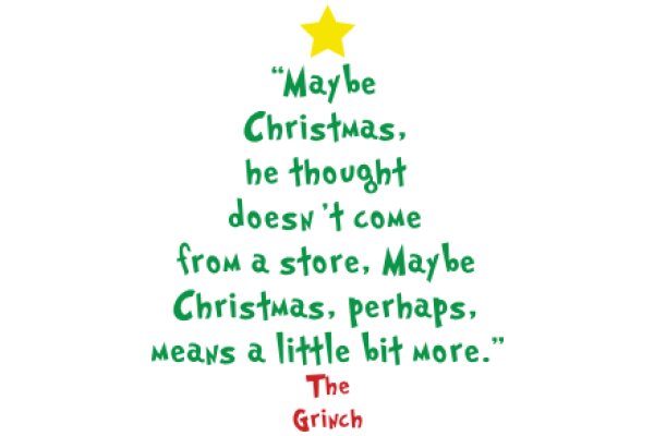 A Festive Christmas Quote from The Grinch