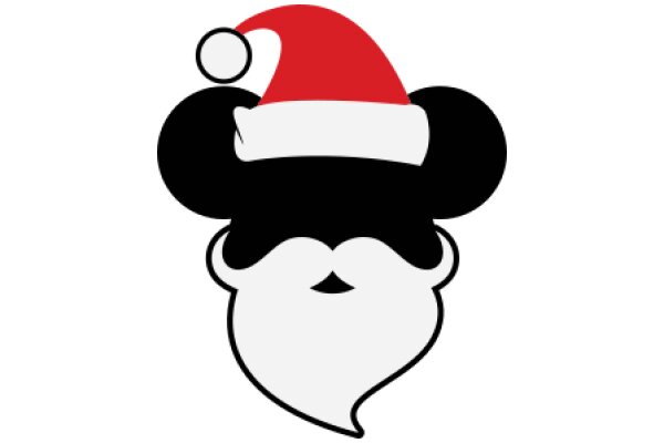 A Festive Holiday Icon: Mickey Mouse in a Santa Hat