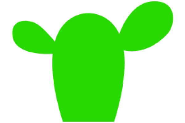 A Simple, Green, Ear-Shaped Icon