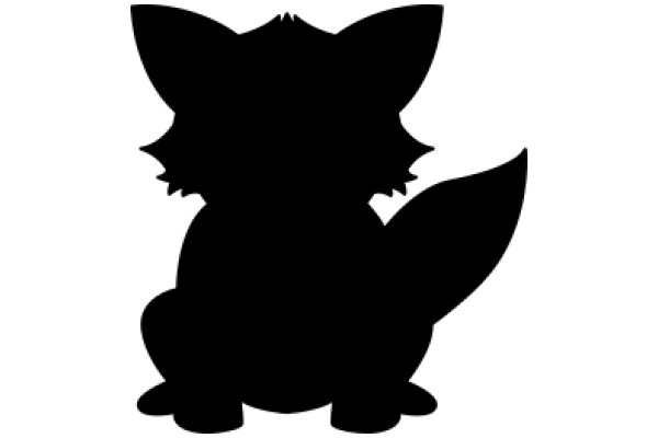 Silhouette of a Fox: A Graphic Design