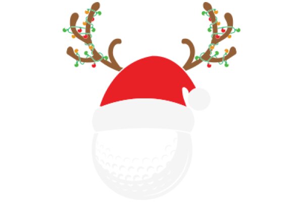 Holiday Cheer: A Christmas-Themed Golf Ball and Club