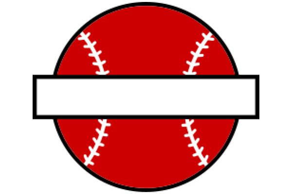 A Graphic Representation of a Baseball in a Stylized Form