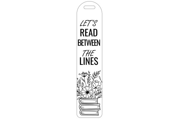 Let's Read Between the Lines: A Book Cover Design