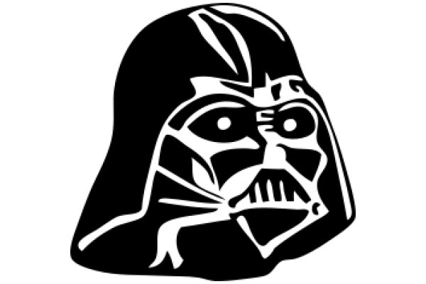 Stylized Darth Vader Icon in