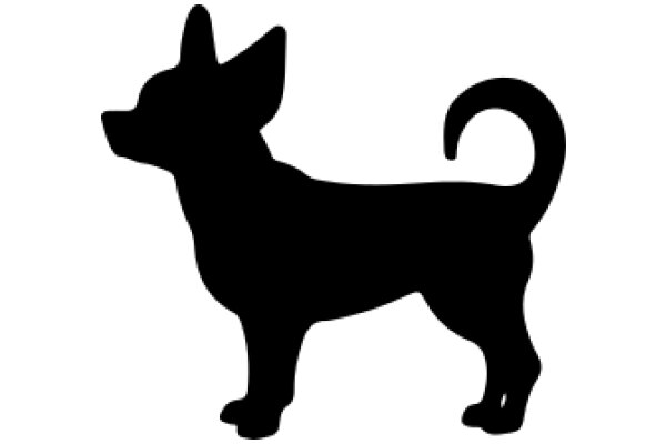 Silhouette of a Dog: A Simple yet Elegant Design