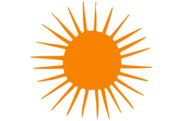 Vibrant Sunburst: A Symbol of Radiant Energy and Warmth