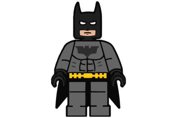 A Stylish and Detailed Illustration of Batman