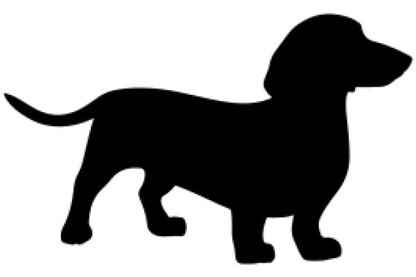 A Silhouette of a Dog