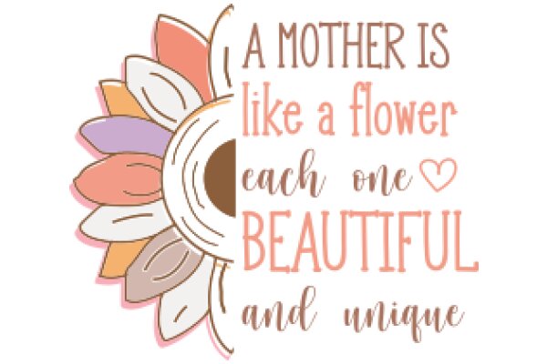 A Mother's Love: A Flowery Affirmation of Unique Beauty