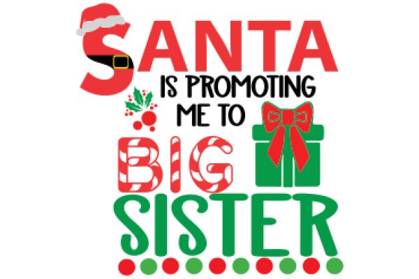 Santa's Promotional Ad for Big Sister