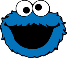 Cookies and Curls: A Delightful Cookie Monster Emoji