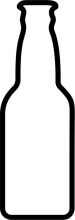 Simplified Bottle Icon: A Minimalist Representation of a Bottle