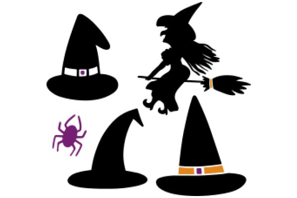 Magical Adventures: A Collection of Iconic Halloween Symbols