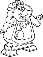 A Whimsical Character: A Cartoon Lion with a Clock for a Head