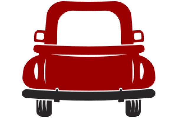 Vintage Red Car Icon