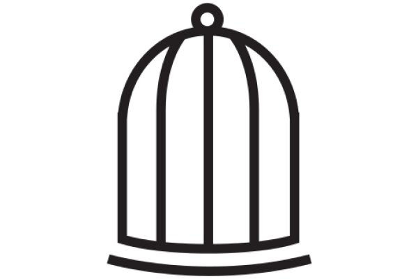 Simplistic Icon of a Birdcage