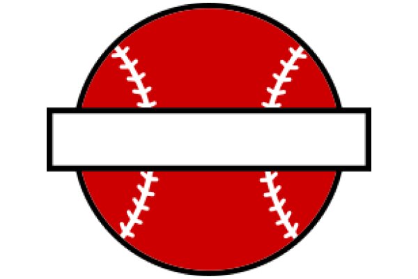 A Graphic Representation of a Baseball in a Circle