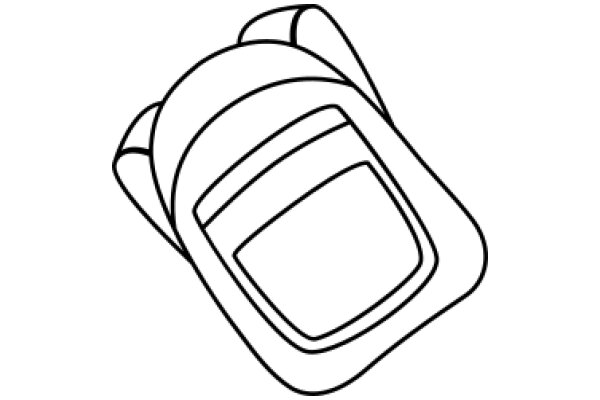 Simplified Line Drawing of a Seat