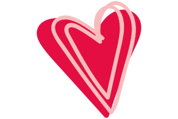 A Digital Artwork of a Heart-Shaped Logo