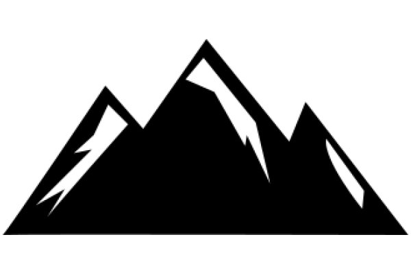 Stylized Mountain Silhouette