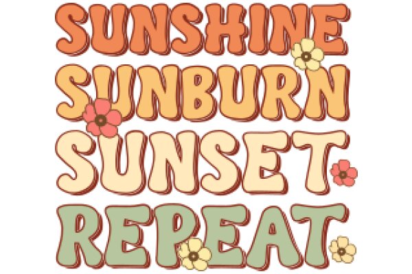 Sunshine, Sunburn, Sunset, Sunrepeat: A Floral Celebration of the Sun's Cycle