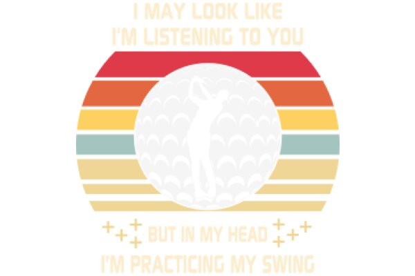 A Golf-themed Quote Poster