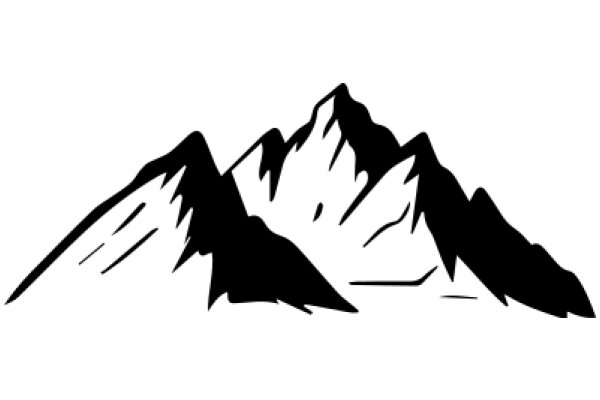 Silhouette of a Mountain Range