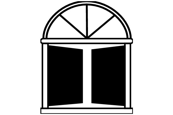 A Simple Illustration of an Arched Window