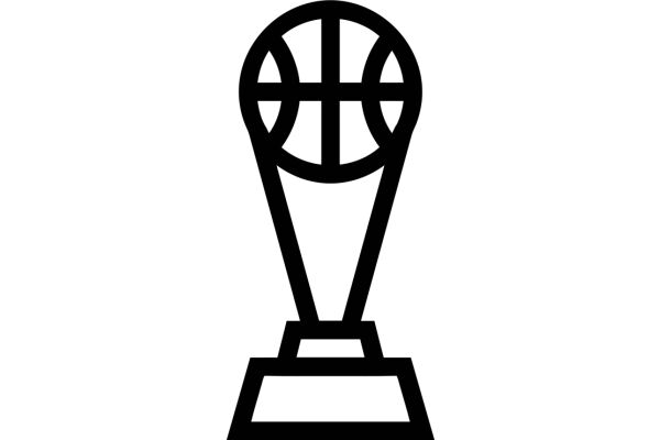 Icon of a Trophy Basketball Hoop