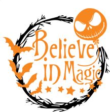 Believe in Magic: A Halloween-themed Logo