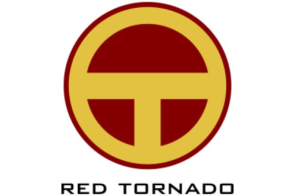 Red Tornado Logo with Yellow Outline