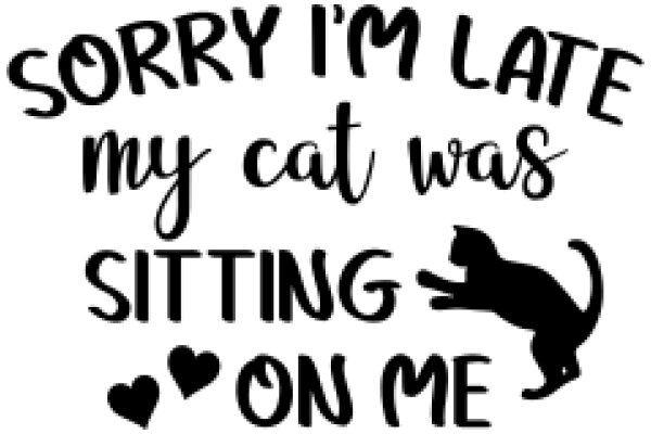 Apologies for the Cat's Sitting Habits