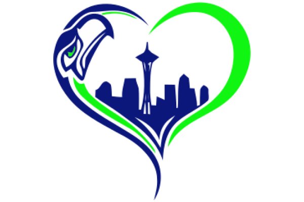 Seattle Skyline Heart Logo