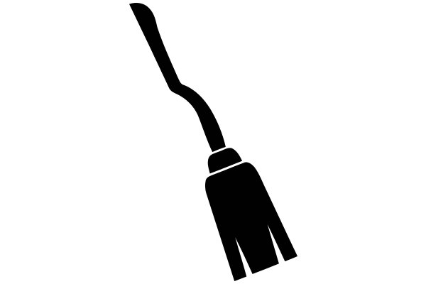 A Simple Icon of a Broom