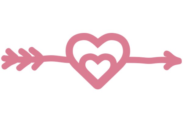 Pink Heart with Arrow: A Symbol of Love and Direction