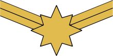 A Golden Star on a White Background