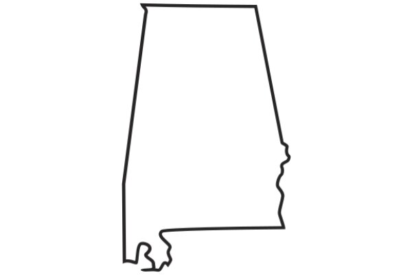 Simplified Map of Alabama State