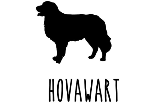 Hovawart Silhouette with Text