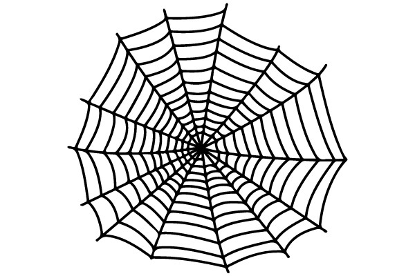 Spider Web Illustration