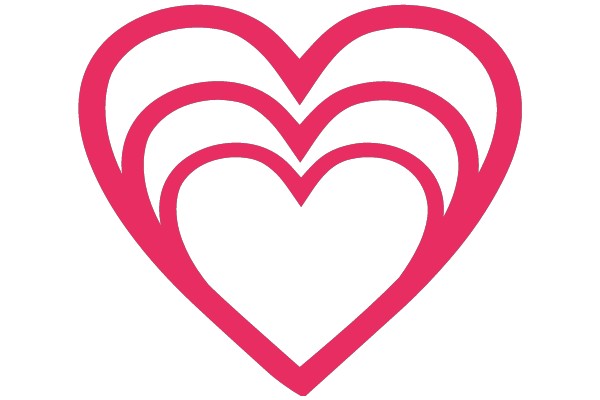 Simplistic Pink Heart Logo